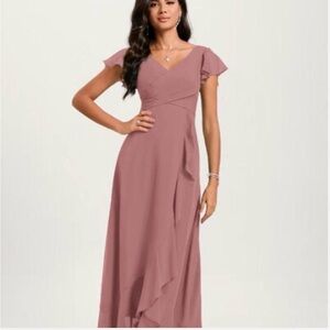 Altar'd State Dusty Rose Maxi Dress - NWOT
